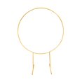 thumbnail image 3 of GUOOL Wedding Arch Frame Heavy Duty Round Wedding Circle Backdrop Stand Frame Thickend Aureate 1m 6, 3 of 9