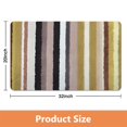 thumbnail image 3 of Experience Elegance with our Luxury Bathroom Rugs Bath Mat - Non-Slip, Soft Fluffy 20x32in Microfiber Shower Rug, Quick Dry, Machine Washable, 3 of 5
