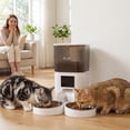 thumbnail image 2 of PawHut Automatic Cat Feeder, Smart Cat Food Dispenser with APP Control, 2 of 10