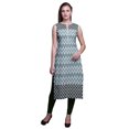 thumbnail image 1 of Bimba Tuniques Droites pour Femmes Imprimées Sans Manches Kurti Décontractée Robe X-Small, 1 of 5