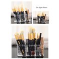 thumbnail image 3 of Eyebrow Pencil Organizer, Transparent Large Capacity Acrylic Compact Makeup Brush Organizer Exquisite  For Bedroom, 3 of 8