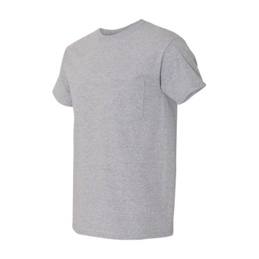 Gildan - T-Shirt à Poche en Coton Épais - 5300 - Gris Sport - Taille : TG