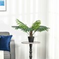 thumbnail image 2 of Outsunny 2FT Artificial Tropical Palm Tree Faux Plant with Lifelike Leaves, 2 of 10