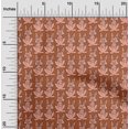 thumbnail image 1 of oneOone Tissu Polyester Lycra Tissu à Imprimé Bloc Lapin BTY 56 Pouces de Large, 1 of 4