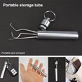 thumbnail image 4 of Toothpick Travel Tooth Cleaning Pick Barbecue Fruit Fork Reusable Washable Multifunctional Teeth Flossing Flosser with Holder 5PCS, 4 of 8