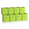 thumbnail image 1 of Sorbus Fabric Storage Bins 11" Foldable Cubes With Handles For Pantry, Cubbies, Toy And Closet Shelving Organization - 8Pk, 1 of 7