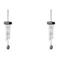 thumbnail image 1 of mmirethe Multiple Styles And Colors Wind Chimes For Wide Application Unique Style Wind Chime Pendant black 2Set, 1 of 6