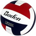 thumbnail image 2 of Baden LEXUM Indoor Microfiber Volleyball - Official NFHS Approved Game Ball, Red/White/Navy, 2 of 5