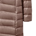 thumbnail image 4 of RKSTN Puffer Jacket Womens Lightweight Removable Hood Lightweight Down Jacket Mid-length Plus Size Zipper Thin Jacket with Pockets, 4 of 7