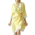 thumbnail image 2 of LSLJS Pyjama d'Intérieur Mode pour Femmes Pyjama à Manches Longues pour Femmes Chemises de Nuit Peignoirs d'Intérieur, Peignoirs Cadeaux pour Femmes, 2 of 6