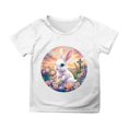 thumbnail image 2 of WEAIXIMIUNG T-Shirt Imprimé à Manches Courtes pour Filles de Pâques, Haut Décontracté 120, 2 of 4