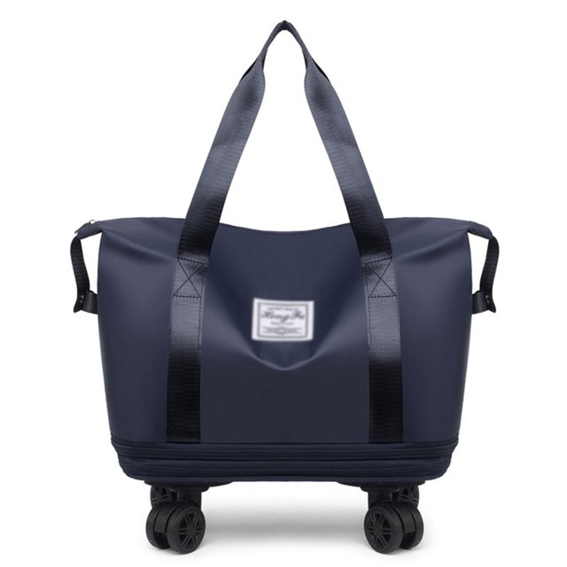 Large Capacity Travel Bag with Wheels, Universal Wheel Removable, Expandable Foldable Duffle Bag