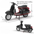 thumbnail image 3 of WELLY 1/18 Alliage 2016 VESPA PX Modèle de Moto Moulé sous Pression Modèle de Simulation Véhicules Collection Loisirs Cadeau pour Enfants Blanc, 3 of 5