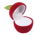thumbnail image 4 of Wedding Ring Box, Ring Storage Box Small Portable Prevent Scratches Red  Shaped  For Anniversary Day For Valentine's Day, 4 of 8