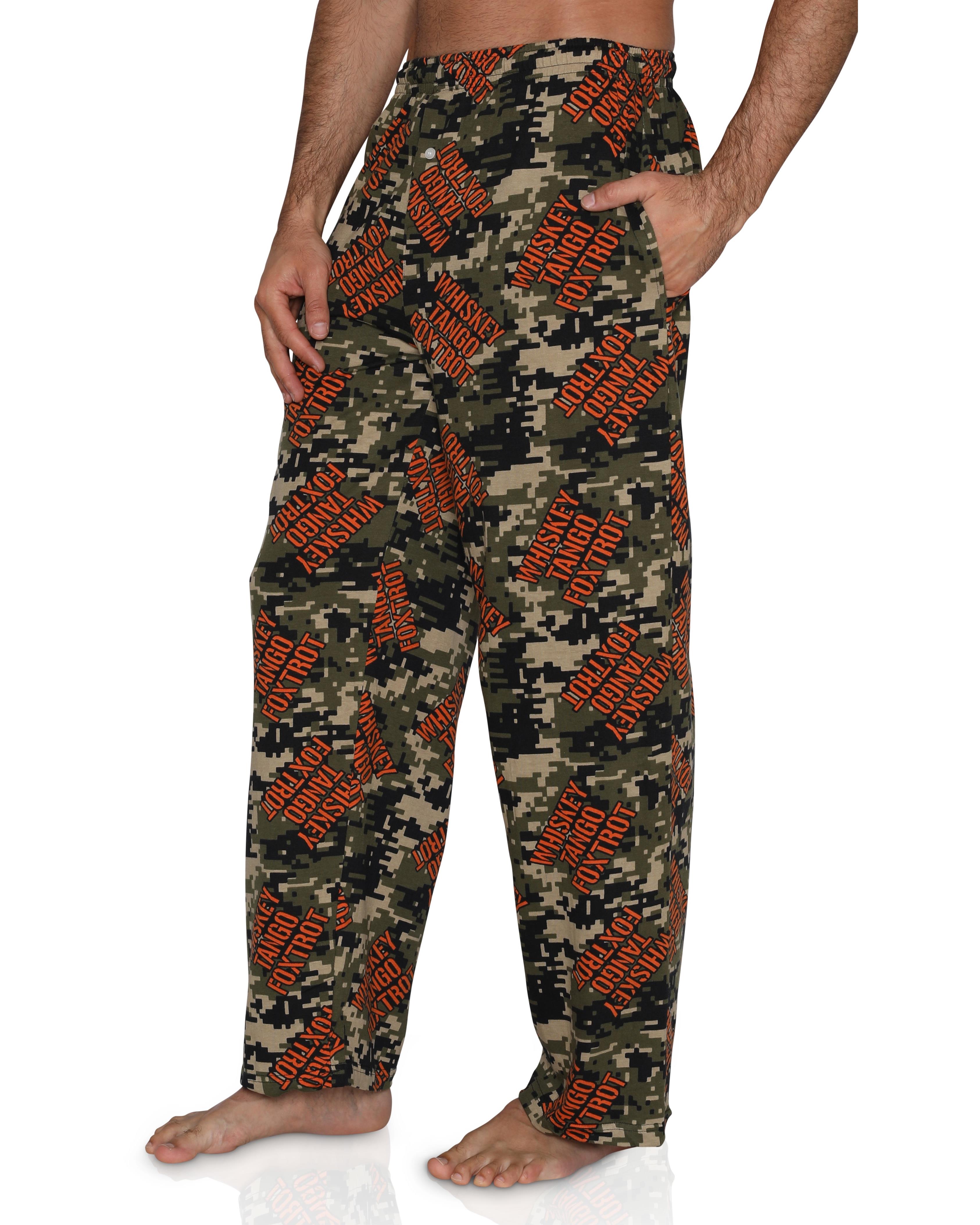 Fun Boxers Pantalon de Pyjama et de Détente pour Hommes à Imprimés Amusants « Spectacle Me The Money »