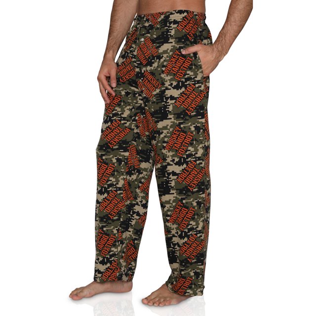 Fun Boxers Pantalon de Pyjama et de Détente pour Hommes à Imprimés Amusants « Spectacle Me The Money »