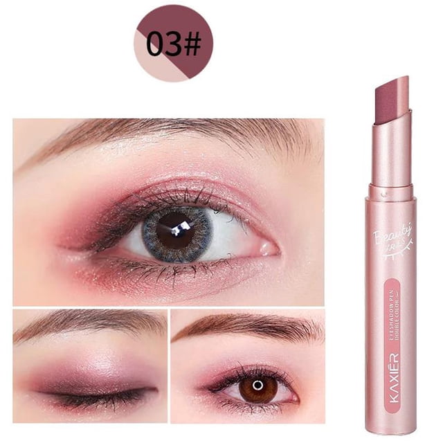 RKSTN Eyeshadow Palette Two-tone Perfect Gradient Glitter Eyeshadow Stick Makeup Eye Shadow Stick Eyeshadow Palette