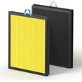 thumbnail image 5 of Fil-fresh Vital 100S Pet Care Replacement Filter Compatible with LEVOIT Air Purifier HEPA Yellow 2-Pack, 5 of 5