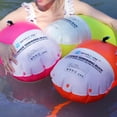 thumbnail image 3 of ziyahi Bouée de Remorquage de Natation avec Sac Étanche Bouée de Natation Sécurité Flottante Rose, 3 of 8