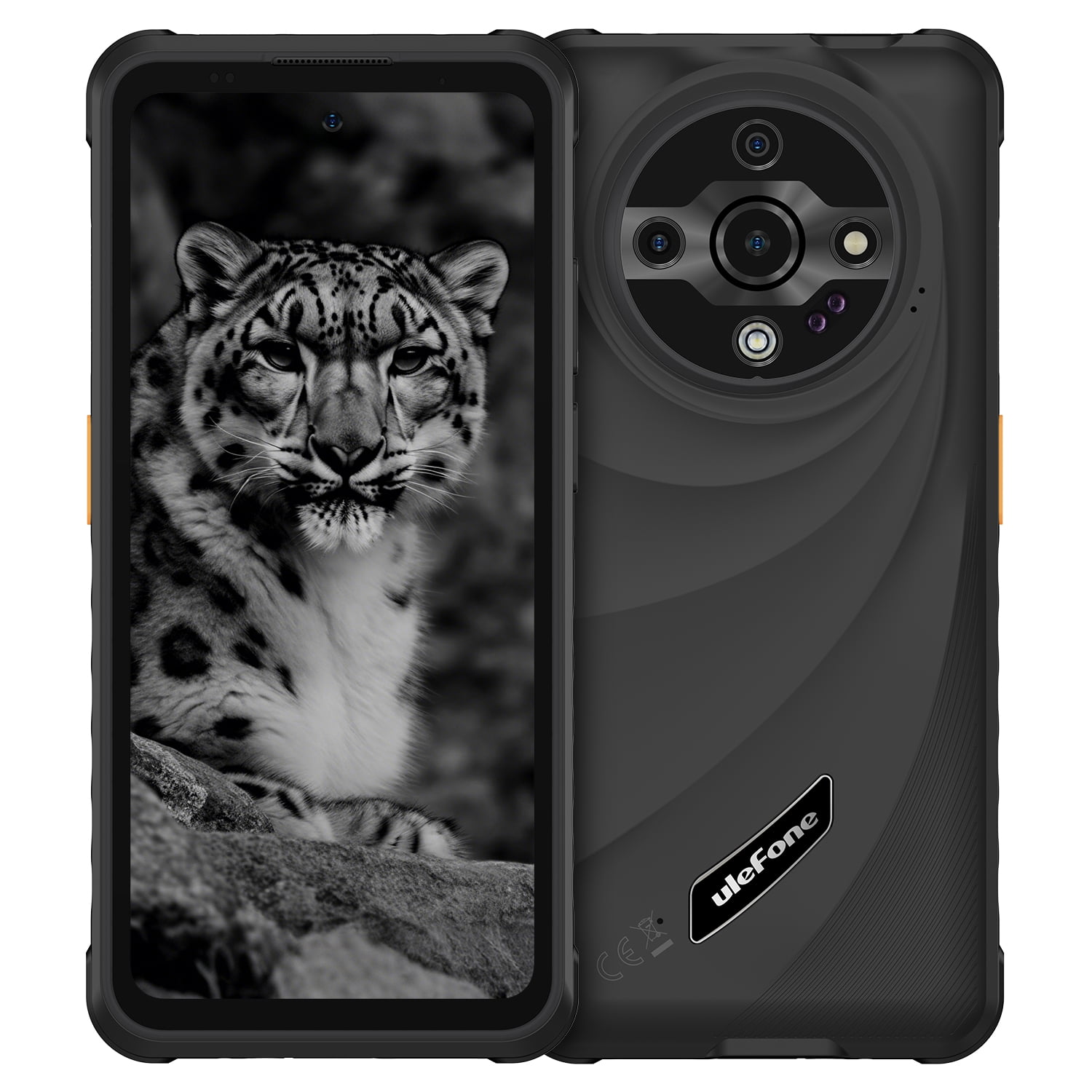 Ulefone Armor X31 Rugged Smartphone, 6.56" HD+ Display, 12GB RAM + 128GB Storage, 48MP + 20MP Night Vision Camera, 6050mAh Battery, Waterproof, Drop-Proof, NFC, Unlocked Dual SIM, Black