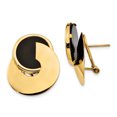 thumbnail image 1 of 14k Onyx Fantaisie Boucles d'Oreilles H621, 1 of 2