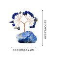 thumbnail image 2 of EGNMCR Room Decor, Home Decor Natural Colorful Crystal Stone Crushed Stone Wealth Tree Handwoven Amethyst Base Money Tree Home Decoration Crystal Money Treese, 2 of 6