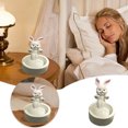thumbnail image 1 of Cartoon Candle Holders Cute Rabbit Candle Holders Handmade Aromatherapy Lamp Holders Suitable For Girls For Women Or Rabbit Lovers Table for Wedding Votive Candle Holder Set Candlestick Set Fall, 1 of 3
