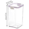 thumbnail image 3 of ZZkhGO Airtight Food Storage, Transparent Dry Food Container Set, Grain Nut Candy Pantry Organizer Jars, 3 of 5