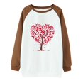 thumbnail image 4 of Meichang Chandails pour Femmes Chandail de la Saint-Valentin pour Femmes Chandail Graphique Cœur d'Amour Manches Longues Col Rond Chandail de Fête en Liquidation Cadeaux de la Saint-Valentin, 4 of 4