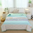 thumbnail image 1 of MAOWAPLG Washable Cotton Printed Summer Quilt Thin Comforter Conditioned Blanket Guest Room Bedding, 1 of 1