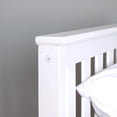 thumbnail image 3 of BEDSMART Lit Simple en Bois Massif / Blanc, 3 of 7