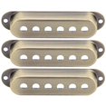 thumbnail image 3 of Guitar Pickup Cover, Brass Single Pickup Cover, Long Service Life Easy To Install And Remove For Bands Guitar Practice And Performance Bass Gold,Black,Silver,Red Copper,Bronze, 3 of 8