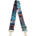 thumbnail image 1 of SURJDE Crossbody Strap for Purses Replacement Adjustable Guitar Multicolor Style Handbag Straps, Boho Blue, Large, Bohemian, 1 of 4