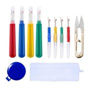 Luzkey 2xSewing Tool Set with Thread Removal KnifeTape Scissor Needlework Tool Set 2 Pcs