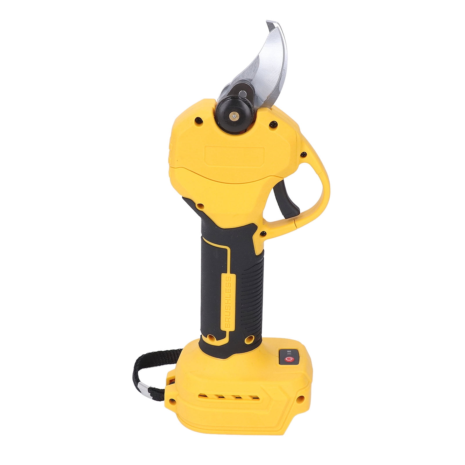 LCD Display Electric Pruning Shears, Cordless Electric Pruning Shears Ergonomic Labor Saving Incisive Accurate Cuts Versatile with Safety Switch for Gardening