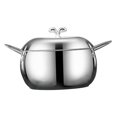 thumbnail image 4 of GROWTH TANK Stainless Steel Cookware Soup Pot with Lid for Stew Household Soup, 4 of 9