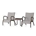thumbnail image 1 of Chicago Aluminum Bistro Set, Brown, 1 of 9