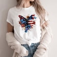 thumbnail image 4 of Xdegoge Chemises Patriotiques à Drapeau, Vêtements de Vacances à la Plage Blouses Petites en Coton, Hauts Grande Taille pour Femmes Été 3X, Chemises Rouges Y2K, Ajouter à Ma Commande Aujourd'hui, de Mujer Para, Multicolore 2X, 4 of 5