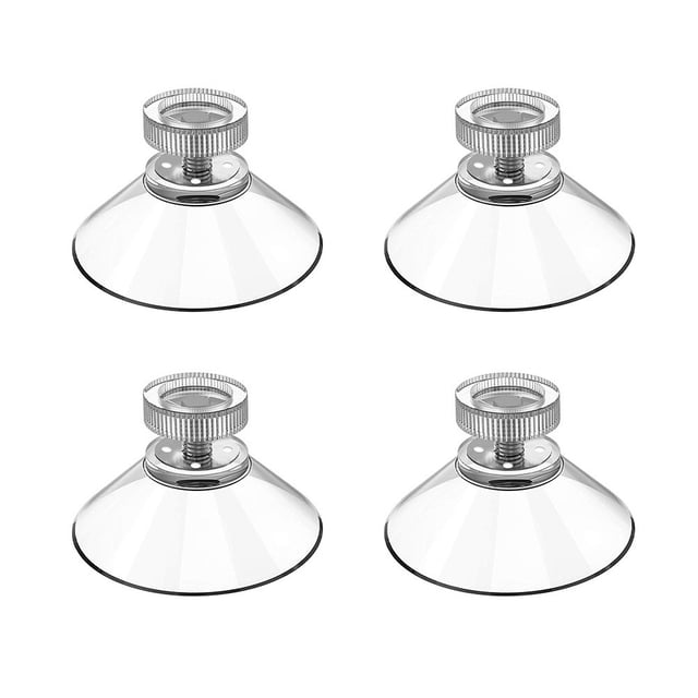 40mm Thumb Screw Clear Suction Cups Nut Rubber Suckers M4 Plastic Suction Cup