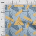 thumbnail image 1 of oneOone Georgette Viscose Fabric Rectangle & Triangle Geometric Printed Fabric 1 Yard 42 Inch Wide, 1 of 4