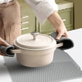 thumbnail image 4 of Kitchen Sink Drainage Pad | Silica Gel Non-Slip Water-Proof Countertop Protector Mat | Quick Drying Insulation | 15.35x9.84in | Gray | Versatile Use | Foldable | 1pc, 4 of 8