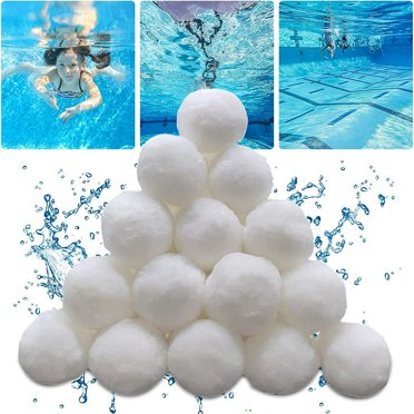 CNKOO  0.44LBS Pool Filter Ball for Sand Filter Pump for Above Ground Pool Pool Filter Sand Reusable Eco-Friendly Filter Balls Replace Pool Filter Sand