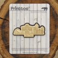 thumbnail image 3 of Printtoo Home Decor Patna India Monuments Souvenir Engraved Wooden Fridge Magnet, 3 of 5