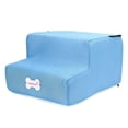 thumbnail image 1 of Milaget Stairs W/ Washable Cover Foldable Puppy Ladder Ladder Pet Ladder for Older Pets blue, 1 of 7