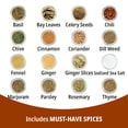 thumbnail image 4 of Trudeau Axia 16-Bottle Spice Carousel, 4 of 17