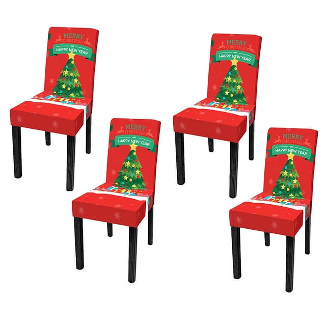 RKSTN Table Runner Christmas Chair Cover Digital Printed Tablecloth Chair Cover Waterproof And Oil Proof Christmas Tablecloth Christmas Chair Cover Table Cover