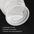 thumbnail image 4 of Unique Bargains 4'' Ring Filter Socks 200 Micron Pool Skimmer Basket, White 2 Pack, 4 of 4
