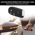 thumbnail image 2 of Unique Bargains 4 Buttons Keyless Entry Remote Fob Key Shell Case for Dodge Journey 2011-2020, 2 of 7