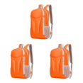thumbnail image 2 of kurtrusly 1/2/3/5 Nylon Waterproof And Durable Camping Hiking Backpack For Convenient Travel Making Easy To Fold ORANGE 3PCS, 2 of 6