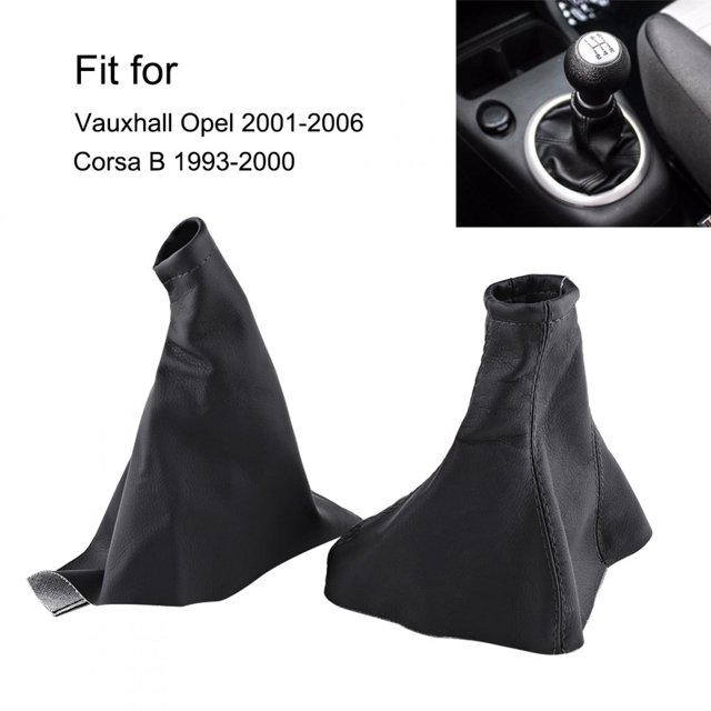 Gear Shifter Cover, PU Leather Gear Knob Gaiter Stylish Design For Car